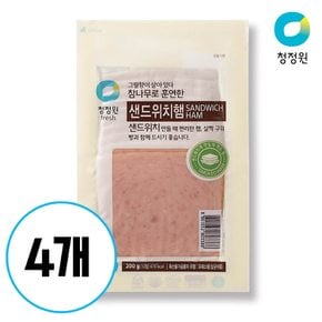 참나무로 훈연한 샌드위치햄 200g 4개