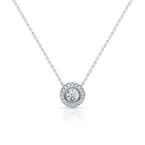 필로스  다이아몬드 목걸이 0.3ct(GIA F.VS2.3EX.NONE)