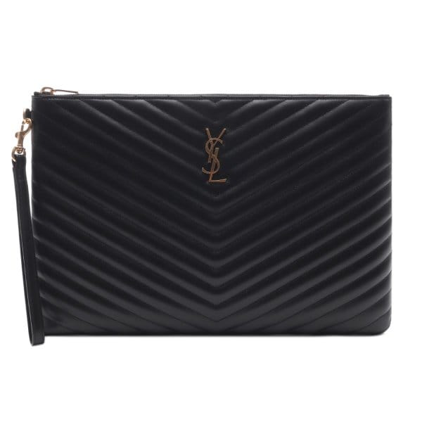 [부산점] 25FW 여성 카산드라 마틀라세 클러치백 (440222 CWU01 1000 25F)