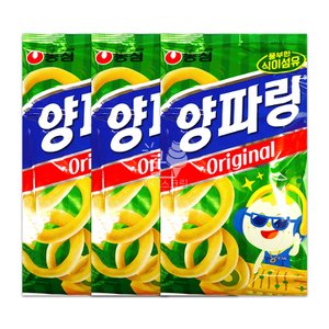  농심 양파링 오리지널 80g 3개