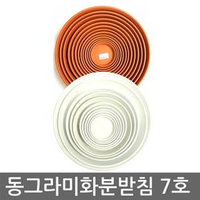 베란다텃밭 동그라미 화분받침 7호 5개 1세트 화분받침대 2종 색 배란다텃밭