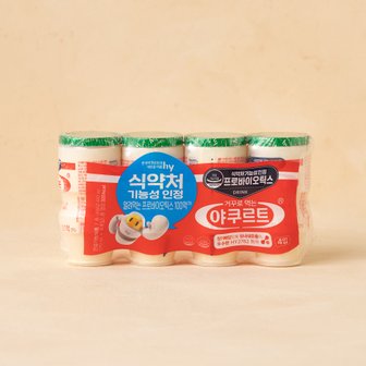 한국야쿠르트 거꾸로먹는 야쿠르트 (110ml*4입)