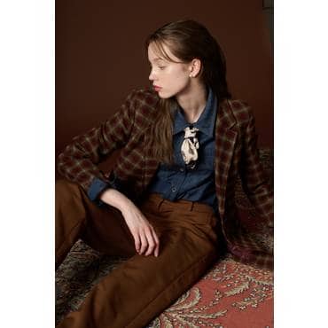 BCBG 찰스체크 JK(B3W9J107)