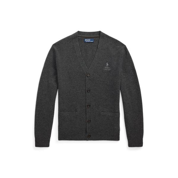 남성 임브로이더 울 브이넥 카디건(MNPOSWE16822443020)