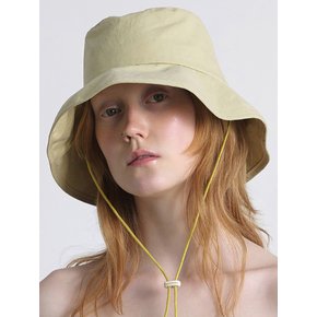 FOLD BUCKET / LINEN  STRING / OLIVE