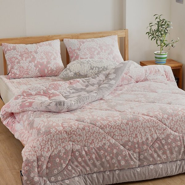 아밍 파우더블룸 착번극세사 차렵이불 풀세트 Q