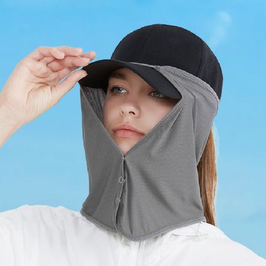 INO 쿨링플러스 썬가드 자외선차단 썬캡 모자 햇빛가리개 UV400 냉감소재
