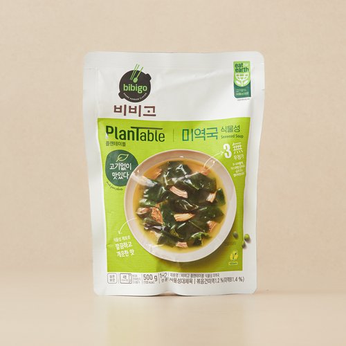 CJ 비비고 플랜테이블 미역국 500g