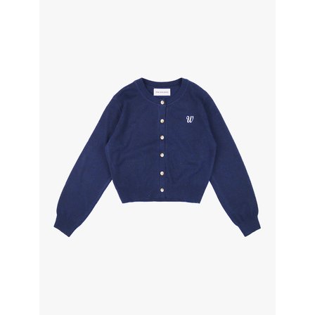 핑크파인애플 OM BASIC CARDIGAN_NAVY