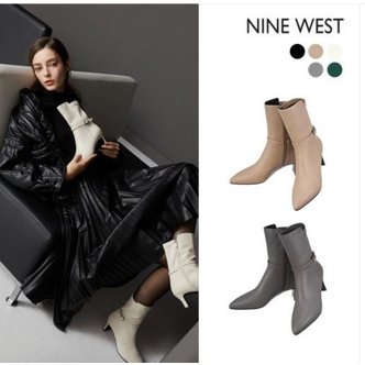 NINE WEST [최초가289000원] 바네사 스트레치 하프부츠 NW030