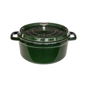 일본 스타우브 냄비0108 Staub Pico Cocotte Round 7.9 inches 20 cm Basil Green Majolica Indu