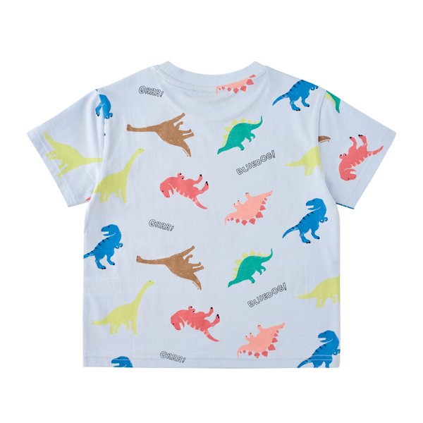 [여주점] [오프라벨 여주점] 블루독 (SK) 다이노패턴반팔티셔츠 (25375-332-16)