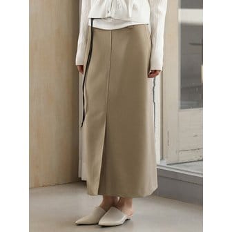 쎄씨 트임 맥시 스커트 베이지 C003