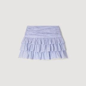 프릴 짧은 스트라이프 Blau/Marine SFPJU01562