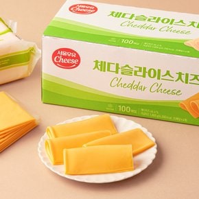 체다 슬라이스치즈 1.8kg (100매)