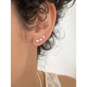 heart constellation earrings (silver 925)