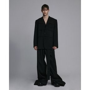 [파주점] 컬렉션 플레이트 카라리스 블레이저 SG2JK700BK