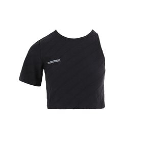 UNBALANCE T-SHIRT IN BLACK