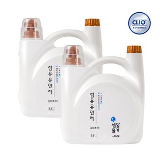 크리오 생활물가 섬유유연제 웜코튼향 5.5L x2개