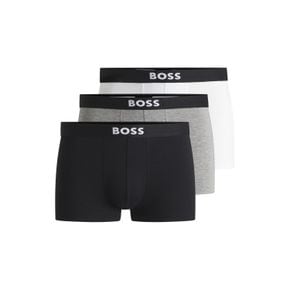[SU25] BOSS ONE 로고 밴드 스트레치 코튼 트렁크 3개 세트 프리팩(50544263999)