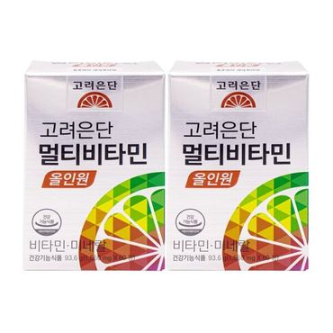  고려은단 멀티비타민 올인원 1560mg x 60정 2통