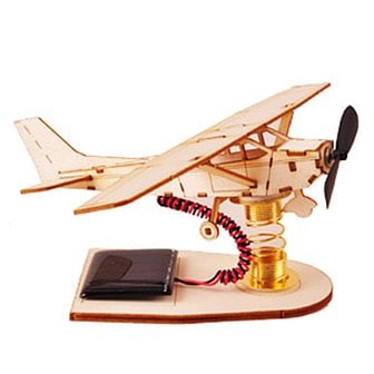 하비스 DIY 나무 모형 조립 키트 태양광 경비행기 TM-108