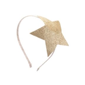 Oversize Star Hair Band- Goldrush