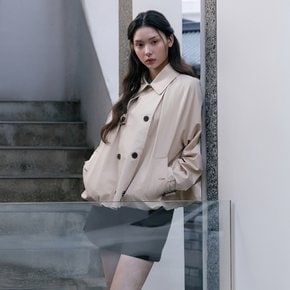[26 S/S] 잇미샤 숏기장 볼륨 트렌치코트 ITQ3ZBY880