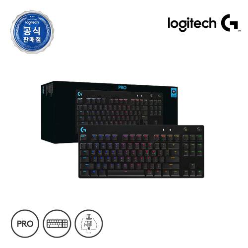 로지텍코리아 로지텍G PRO TKL GX BLUE 기계식 게이밍 키보드 텐키리스