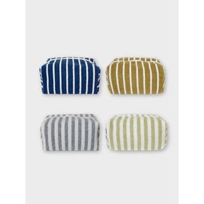 Stripe terry pouch (4colors)