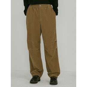 Washed corduroy pants (beige)