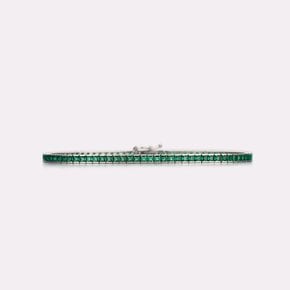 MOMO Green Emerald Tennis Bracelet SSKA103BWG170