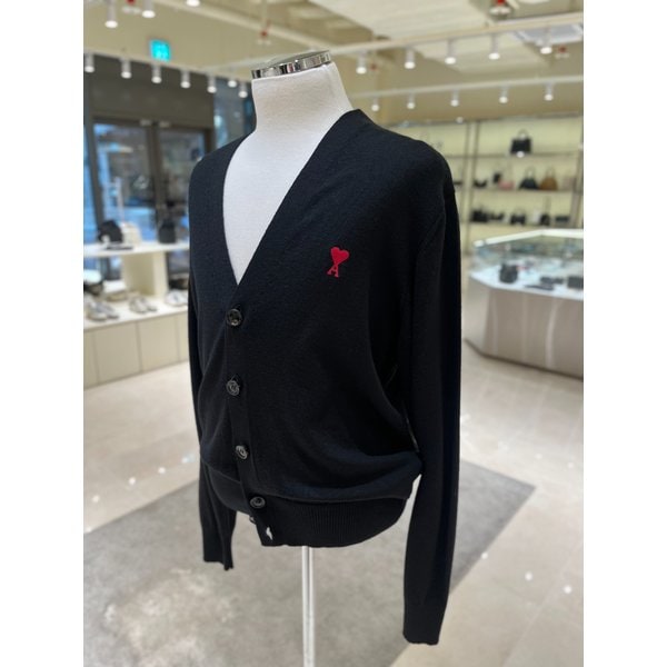 [부산점] 공용 스몰하트 로고 울 가디건 BFHKC111-KN0025-001
