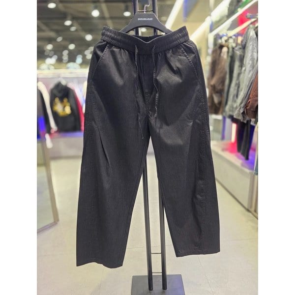 [시흥점] 26`생지st 우븐 세미와이드 팬츠(블랙)/JHZZ80420BK