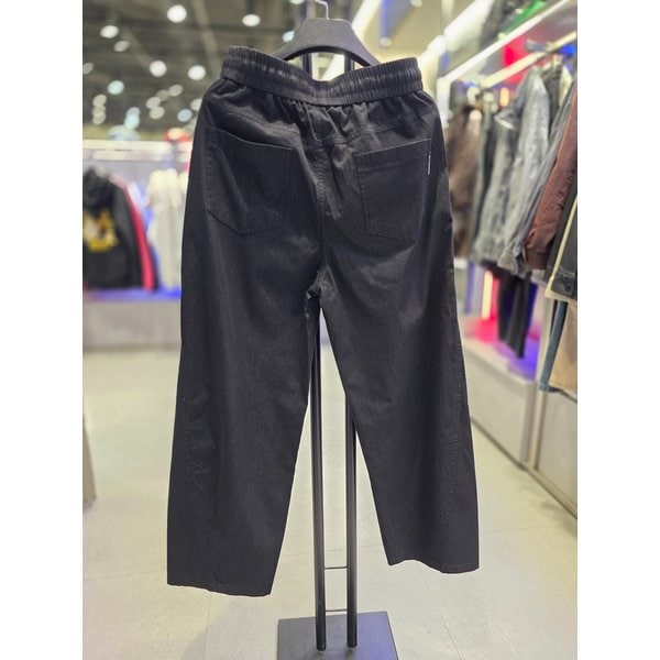 [시흥점] 26`생지st 우븐 세미와이드 팬츠(블랙)/JHZZ80420BK