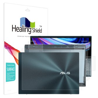 Healing Shield 에이수스 젠북 프로 듀오 15 OLED UX582 무광 외부보호필름 3종세트