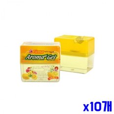  은은한 실용적인 아로마겔 방향제 100g 레몬향 x10개 실내향기