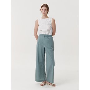 WIDE BANDING PANTS (GREYBLUE)