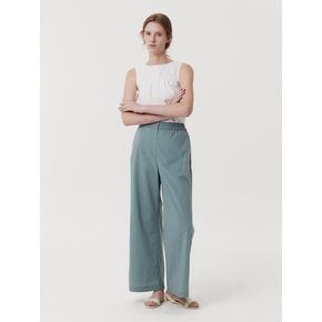 WIDE BANDING PANTS (GREYBLUE)