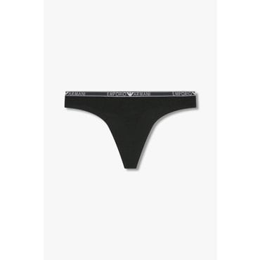 EMPORIO ARMANI 여성 씬 로고 밴딩 코튼 티팬티(0824310515)