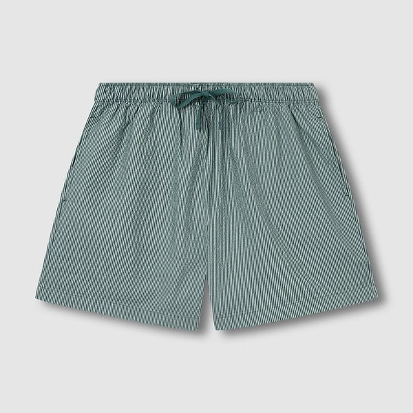 여 코튼 시어서커 3부 라운지 팬츠 J206202075043