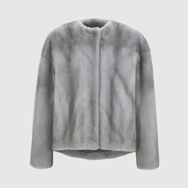 사바티에 24FW 라운드 롱헤어 밍크 자켓 (J62823OS)