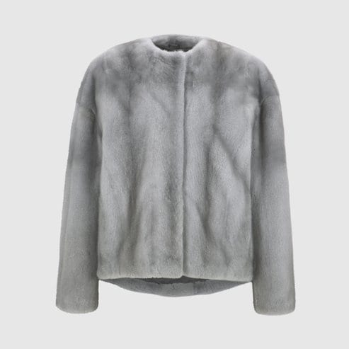 사바티에 24FW 라운드 롱헤어 밍크 자켓 (J62823OS)
