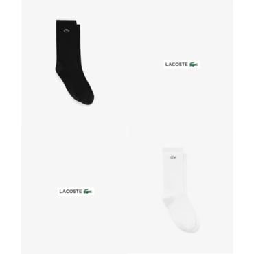 라코스테 (여성) 25SS 여성용 플레인 장목 양말 RA113E-55G 2컬러 (택1)