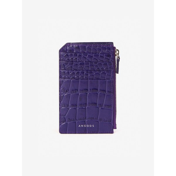 [리퍼브] PLATTE CROC zipper wallet