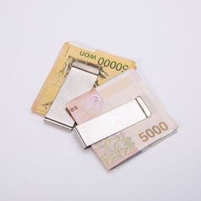 스텐 머니 클립 지폐 카드 하이패스 정리 집게 남자 클러치 명함 지갑 고정