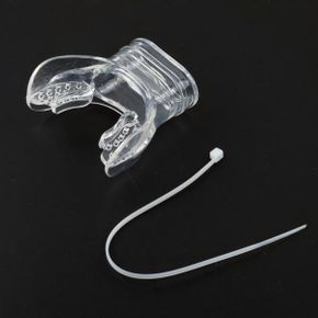 스쿠버다이빙 스노클링 마우스피스 잠수 수영 투명 튜브 수중 액세서리 호흡 조절기 위생 레귤레이터 스쿠버