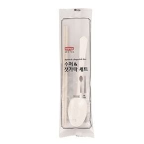 롯데 이라이프 수저젓가락세트/일회용수저세트 일회용젓가락