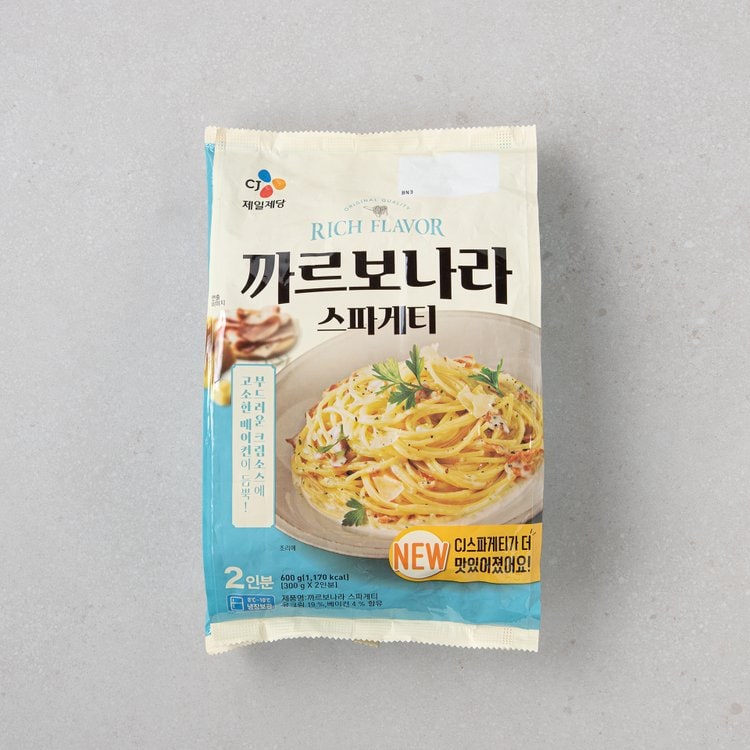 Cj] 까르보나라스파게티600G, 믿고 사는 즐거움 Ssg.Com