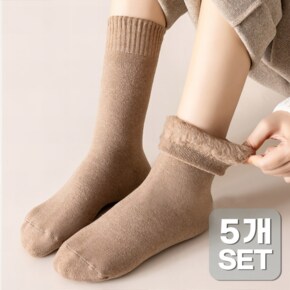 [5켤레SET] KARRA 기모하이와이드립양말_A4W0585_5SET